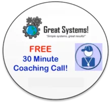 Click here to request a free virtual coaching call with Kevin McManus of Great Systems