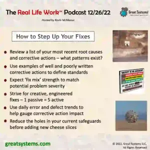 LISTEN to my 'Why Our Process Improvement Fixes Fail' Real Life Work podcast