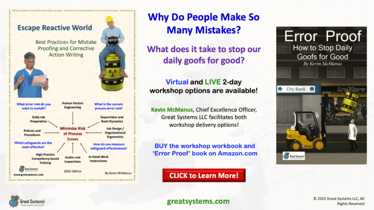 2025 Mistake Proofing Workshop Promo